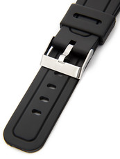 Men's black plastic strap P040