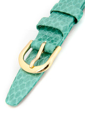 Women's green leatherette strap R1-GR4