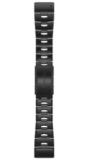 Metal bracelet Garmin QuickFit 26mm, titanium, dark (Fenix 7X/6X/5X, Tactix aj.)