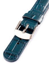 Unisex leather blue strap for watches W-080-F