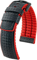 Black strap Hirsch Ayrton L 0912092050-5 (Calfskin / natural rubber)