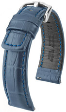 Dark blue leather strap Hirsch Grand Duke L 02528080-2 (Calfskin)