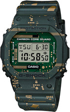 Casio G-Shock Original DWE-5600CC-3ER Carbon Core Guard Circuit Board Camouflage Series (+ bezel and straps)spare 