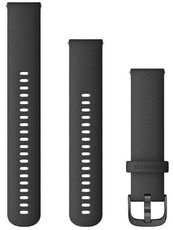 Garmin Strap Quick Release 20mm, silicone black (+ elongated part)