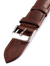 Unisex leather brown strap HYP-06-MORO