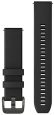 Quick Release straps 20mm, black, bronze buckle