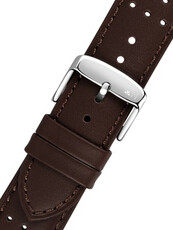 Brown leather strap Morellato Aikido 5483237.034 M