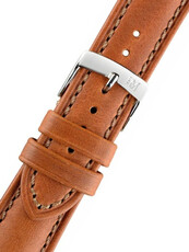 Brown leather strap Morellato Derain 4434B09.041 M