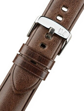 Brown leather strap Morellato Mantegna 4685B71.034 M