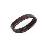 Dark Brown Leather Watch Loop