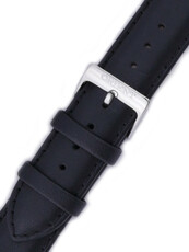 Strap Orient UDDTUSB, leather black, silver clasp (pro model CRL01)