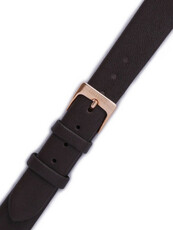 Strap Orient UDEVERC, leather brown, rosegold clasp (pro model FUB9B)