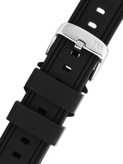 Black silicone strap Morellato Brais 5755187.019 L