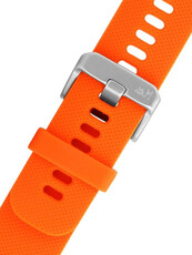 Orange silicone strap Morellato Byte 5654187.086 M