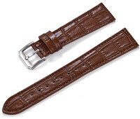 Ricardo Orte, leather strap, brown, silver clasp