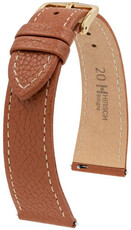 Light brown leather strap Hirsch Bologna M 01802170-1 (Teletina)