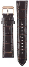 Brown leather strap Orient UL00A011P0, rosegold buckle (for model RA-AC0F)