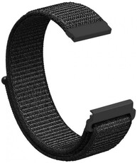 Quick Release strap 20mm, nylon, black, velcro (Garmin Venu, Venu Sq, Venu Sq 2, Venu 2 plus, etc.)