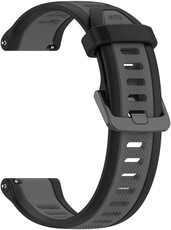 Silicone strap Ricardo 20mm (Garmin Venu, Venu Sq, Venu Sq 2, Venu 2 plus, etc.), black, Quick Release