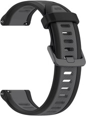 Ricardo 22mm Silicone Strap (Garmin Venu 3, Forerunner 265, Vívoactive 4, etc.), Black, Quick Release