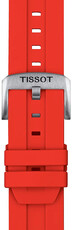 Red silicone strap Tissot T852.047.920