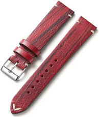 Ricardo Firenze leather strap, red