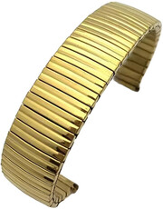 Gold metal bracelet Ricardo Syracuse, flexible pull