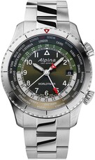 Alpina Startimer Pilot Quartz Worldtimer AL-255GR4S26B