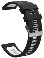 Ricardo Silicone Strap 22mm (for Garmin Fenix 8/7/6 (47mm), Epix 2 etc.), black V3, Quick Release