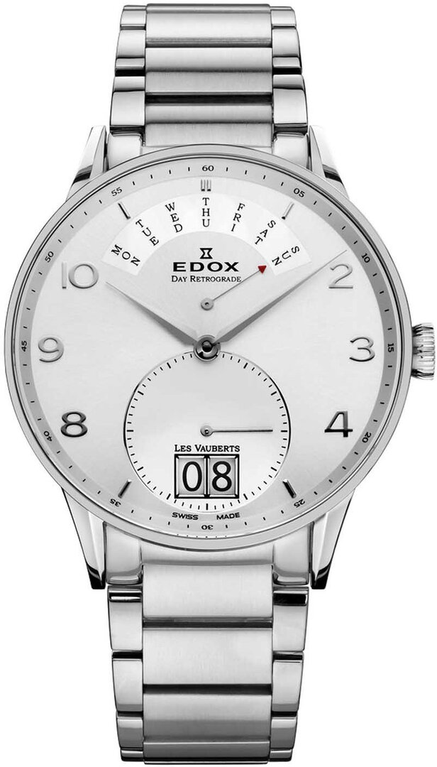 Edox Les Vauberts Day Big Date Retrograde 34006 3A AR Hodinky