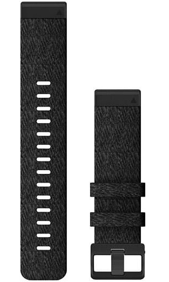 Strap QuickFit 22mm, nylon, green, black clasp (Garmin Fenix 7/6/5