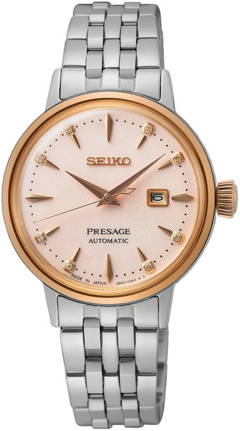 Seiko rose sale gold presage