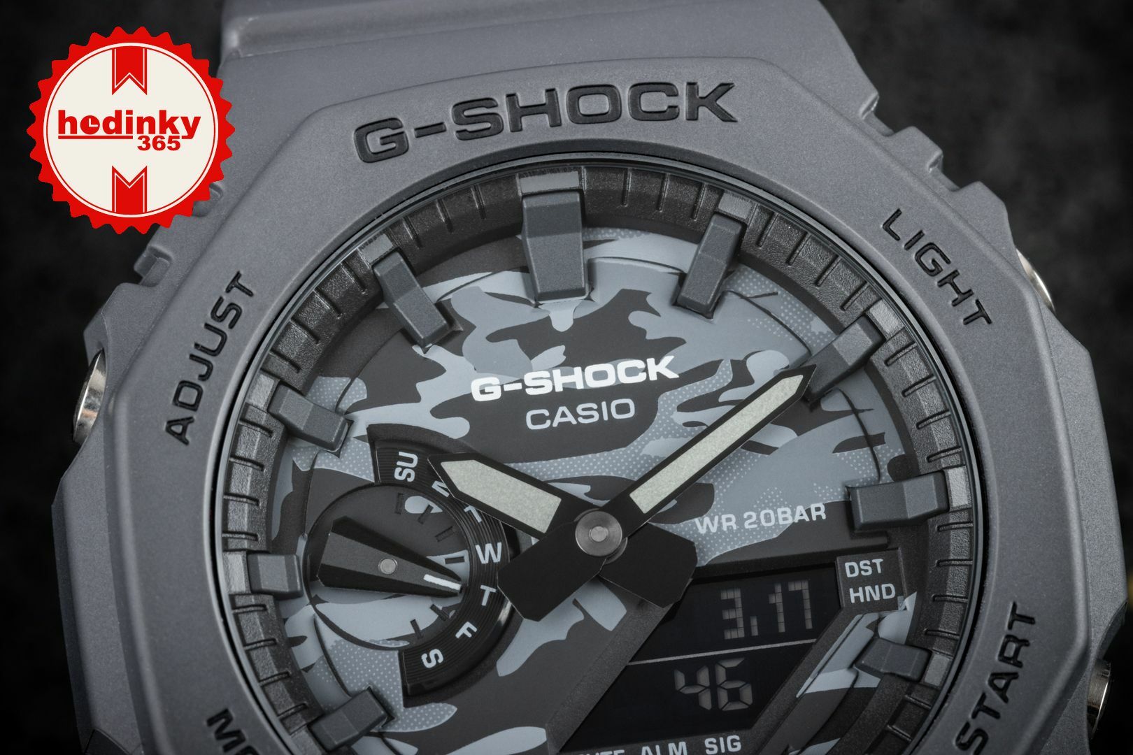Casio G-Shock Original GA-2100CA-8AER Utility Core Camo Guard Series (CasiOak) Carbon