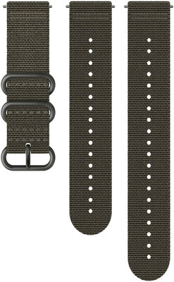 Textile strap for watches Suunto Spartan Sport, Spartan Sport Wrist HR/Baro and Suunto 9 Foliage/Gray M+L 24mm
