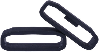 Garmin Keepers, fenix5 Black (black silicone strap loops for fenix5 - 2 pcs)