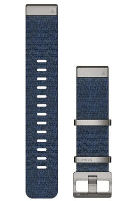 Strap Garmin MARQ, nylon, blue, silver clasp