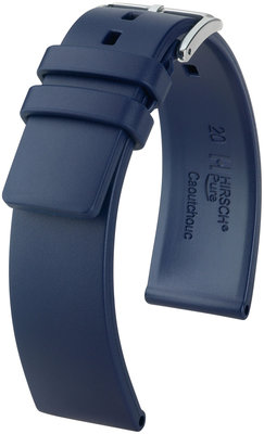 Dark blue strap Hirsch Pure L 40538880-2 (Natural rubber)