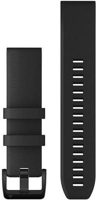 Strap Garmin Approach S62, silicone, black, black clasp