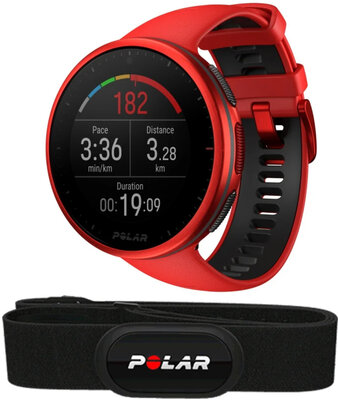 Polar Vantage V2 HR M/L red (+ chest sensor H10+)