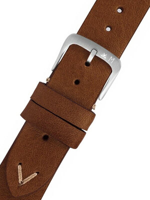 Brown leather strap Morellato Pollock 5535D41.041 M