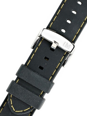 Black yellow silicone strap Morellato Carezza M 3844187.897