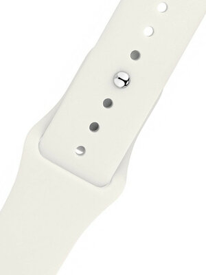 White silicone strap Morellato System M 5653187.017