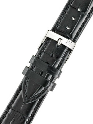 Black leather strap Morellato Bolle With 2269480.019