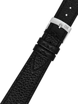 Black leather strap Morellato Dublino 0753333.019 L