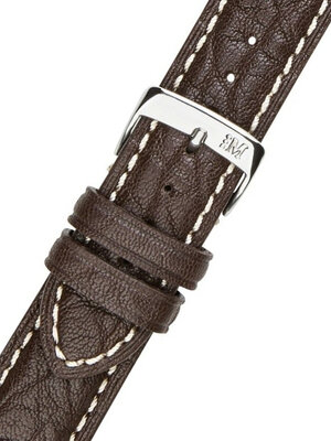 Brown leather strap Morellato Miro 4124A81.032 M