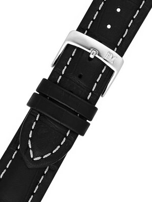 Black leather strap Morellato Plus 3252480.019 M