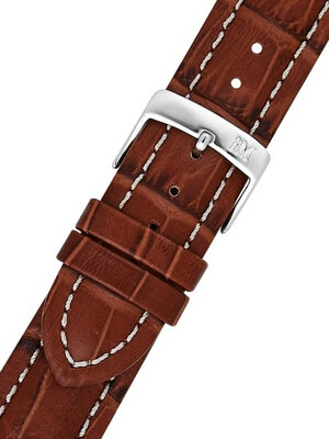 Brown leather strap Morellato Plus 3252480.041 M