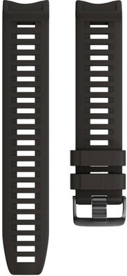 Strap pro Garmin Instinct, silicone, black, black clasp