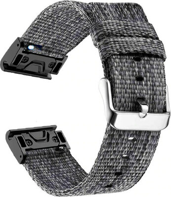 KoGiio Bracelet QuickFit 22mm pour Garmin quatix 7 Pro 47mm/Fenix 7 Pro  Solar /7 Pro/ 7/MARQ GOLFER (Gen 2)/Epix (Gen 2)/epix/Descent G1 Solar,  Hommes et Femmes Cuir Bracelet de Remplacement - Noir 