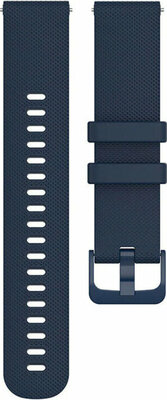 Strap Quick Release 20mm, silicone, blue, blue clasp (Garmin Venu, Venu Sq, Venu 2 plus aj.)